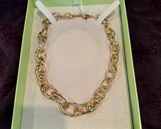 Sterling chain necklace.