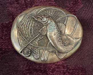 Sterling belt buckle