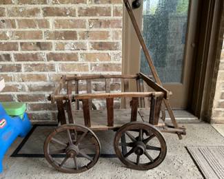 Vintage wooden wagon/ cart
