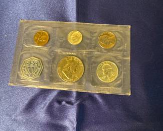 Various collections of vintage coins.