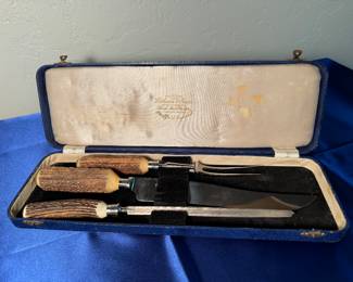 Latham and Owen England hand made carving set.