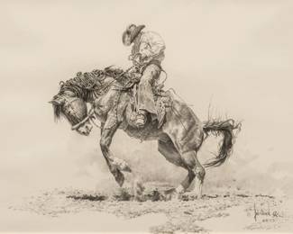 Bill Owen, Riding Skitzo, 2003 pencil graphite on paper