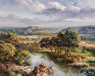 Jose VivesAtsara, Hill Country  Texas, 1995, oil on canvas