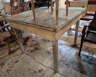 Antique American Rustic Work Table