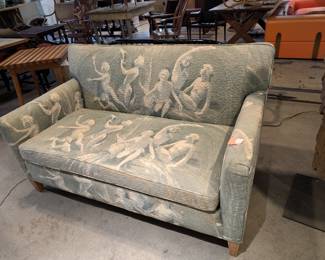Hollywood Regency Style Loveseat