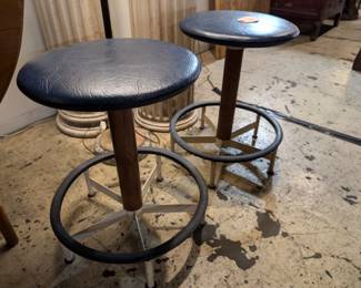 Mid Century Swivel Stools