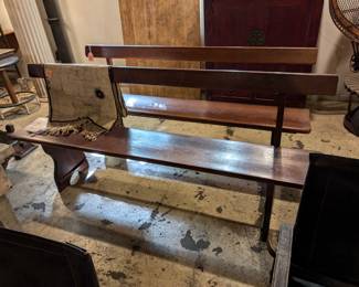 Antique American Country Pine Benches