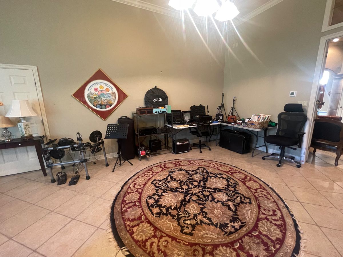  musical equipment -and media - cd's camera's  drums  and more !!!   