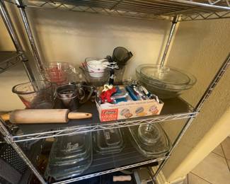 BAKING  SEASON IS UPON US   WE HAVE EVERY KIND OF PYREX=- GLASSBAKE - FIRE KING  