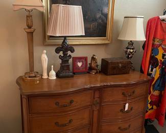 bassett wood  dresser 