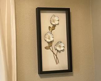 shadow box  flowers 