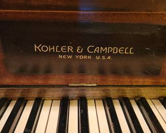 Kohler & Campbell player piano
