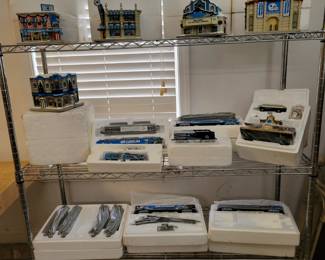 Carolina Panthers branded trains and collector houses