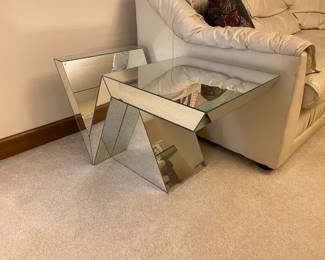 Mirrored Side table