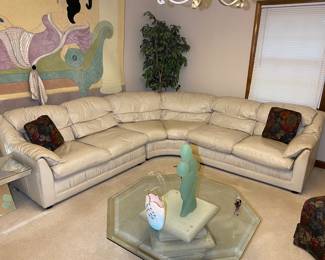 Emerson Leather Sectional Sofa