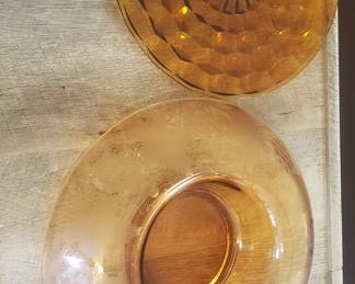 BOHEMIAN AMBER GLASS, COLONY WHITHALL