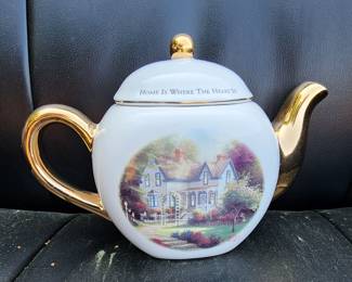 Thomas Kinkade tea pot