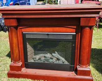 ventless electric fireplace