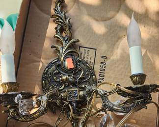 ornate wall sconce light