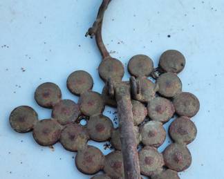 grape door knocker, handcrafted