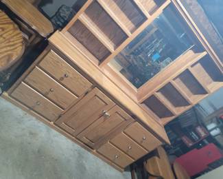 Dresser with matching headboard Handmade Oak