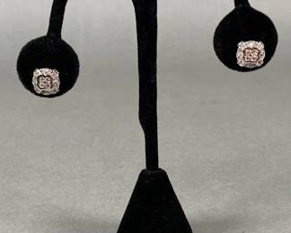 Sterling Silver With White Stone Earrings
Sterling Silver With White Stone Earrings