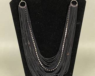 Long Multi Strand Beaded Necklace