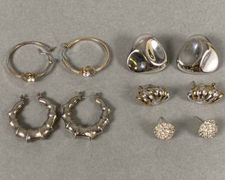 Silver Tone Earrings (4)