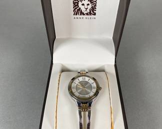 Anne Klein Silver And Gold Toned Watch
