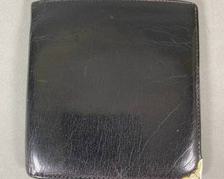 Yves Saint Laurent Black Leather Wallet