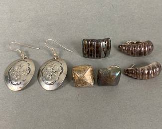 Sterling Silver Earrings Including Tia & Parker Hayes