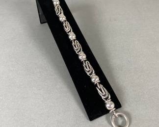 Sterling Silver Link Bracelet