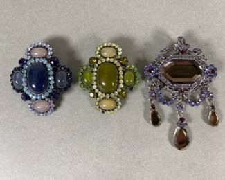 Vintage Fashion Brooch Pendants