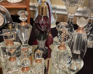 Beautiful perfume bottles 