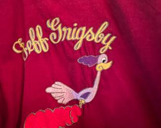 Rare Pro Rodeo Clown Bullfighter Jeff Grigsby's jacket 