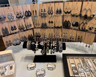 Over two hundred earrings 