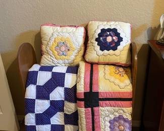 Hand stitched quilts