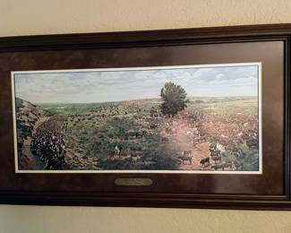 Donna Cook Chisholm Trail Cattle Drive 1984 art