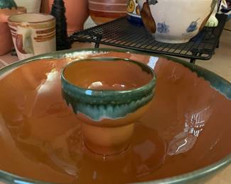 Mexican pottery serving pieces