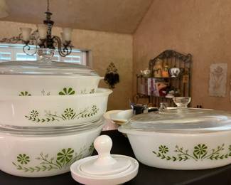 Vintage Glasbake Casserole Dishes 