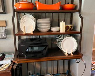 BAKER'S RACK, COOKWARE, DINNERWARE, DECOR