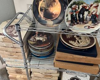 COLLECTOR PLATES, ROLLING UTILITY TROLLEY