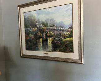 FRAMED THOMAS KINKADE PRINT