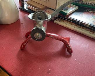 Vintage food grinder.