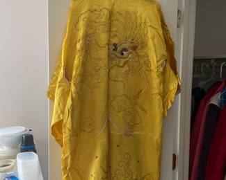 Silk Oriental robe