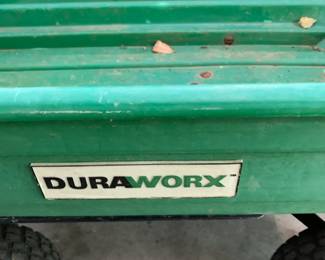 #63 Green Yard Cart Duraworx dumping 36x21x19 $30.00