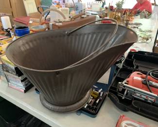 #69 Metal coal bucket $20.00