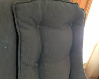 #45 Key City Pair of Teal Button Back Side Chairs $60.00