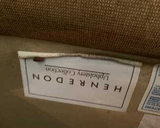 #18 Henredon Sofa (as is condition w/loose Back Cushions - 82" Long $100.00