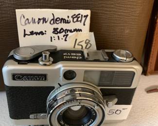 #158 Canon Demi EE17 Lens 80 MM 1:1.7 $50.00